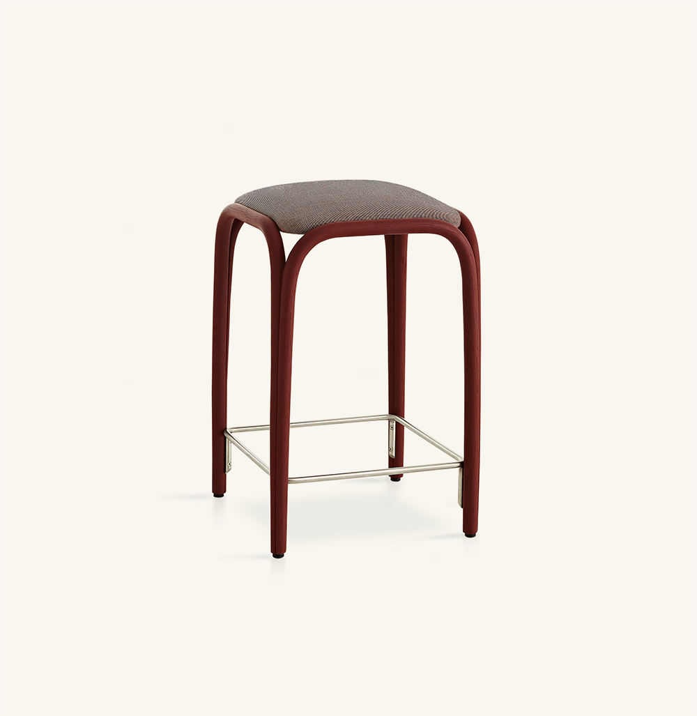 barstools - fontal upholstered barstool