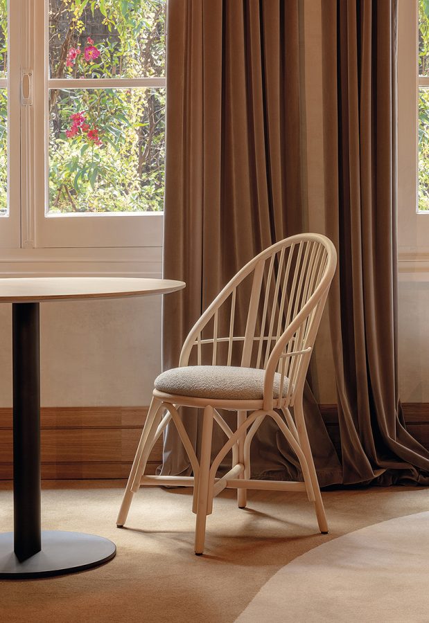 indoor collection - interior design furniture - coqueta upholstered dining chair