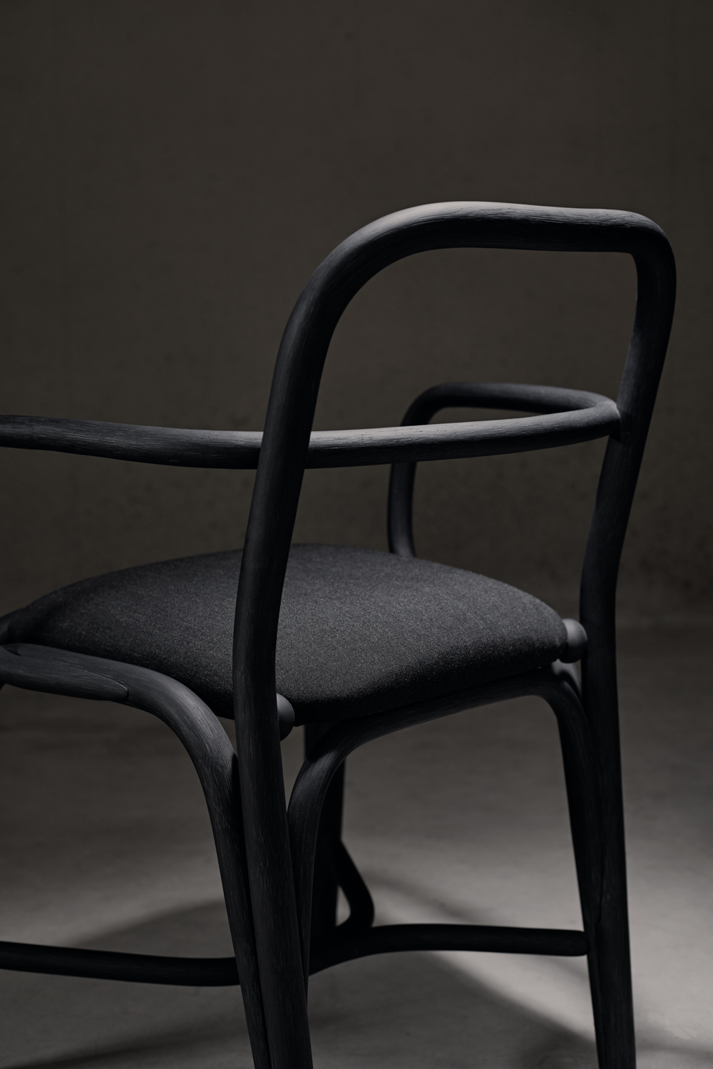 chairs - fontal upholstered dining armchair