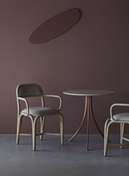 indoor kollektion - stuhl mit armlehne gepolstert fontal