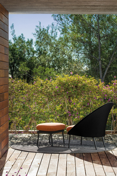 outdoor kollektion - luxuriöse outdoor- und gartensessel - bank twins