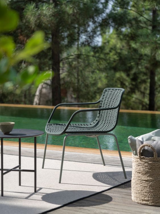 outdoor collection - luxury outdoor and garden armchairs - lapala low armchair