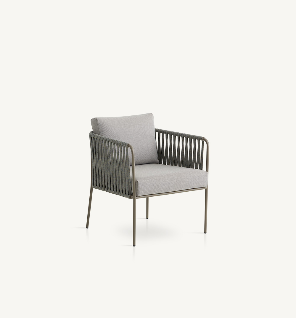 outdoor collection - armchairs - nido low armchair