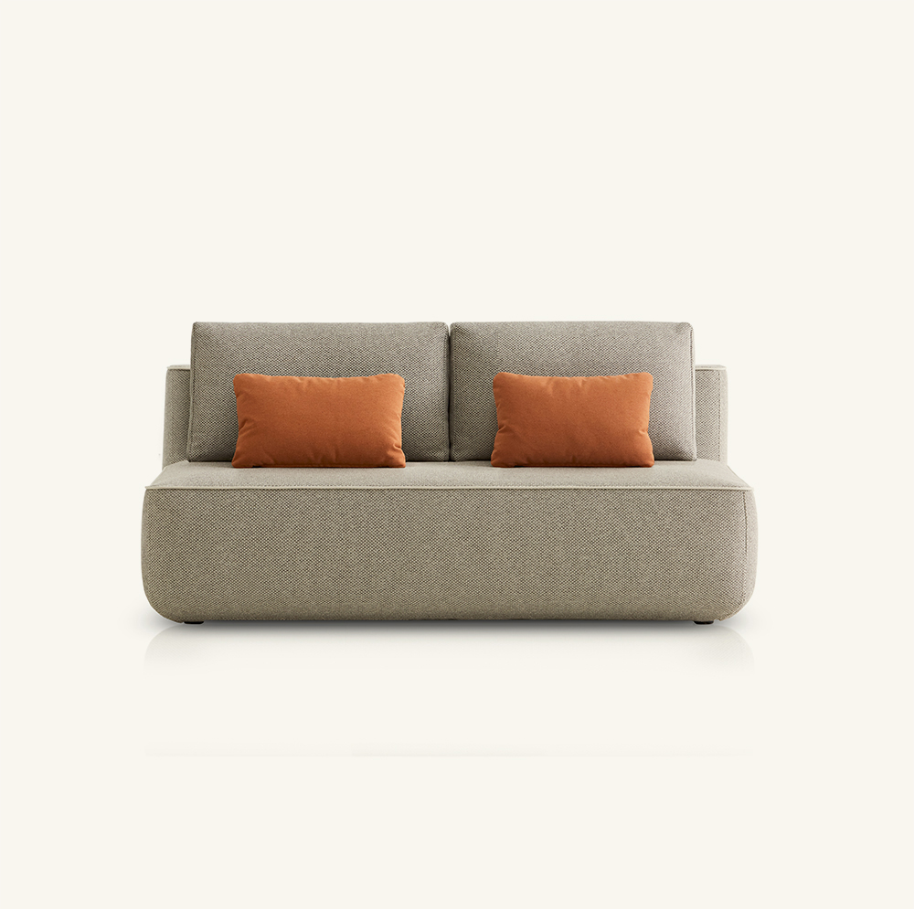 muebles de exterior - sofás - módulo central doble plump