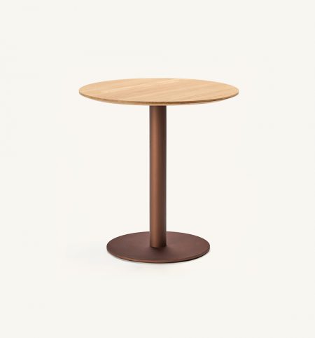 Flamingo dining table stand with round top