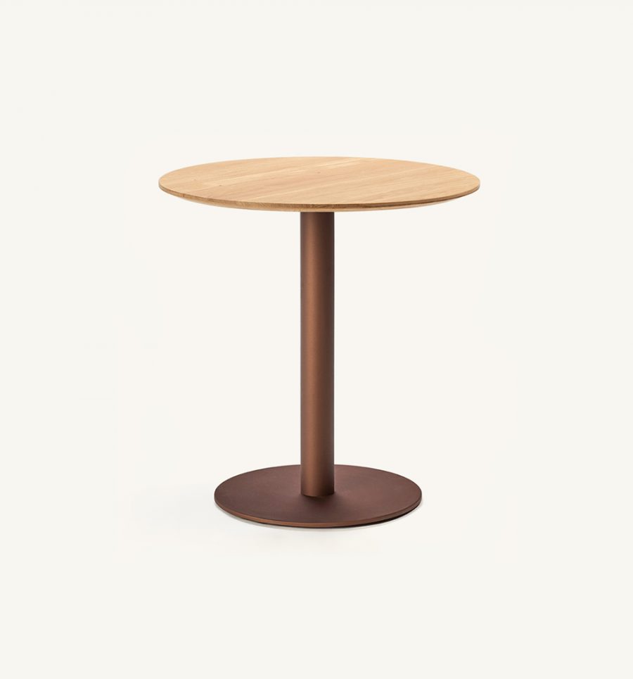 Pied de table avec dessus rond Flamingo indoor