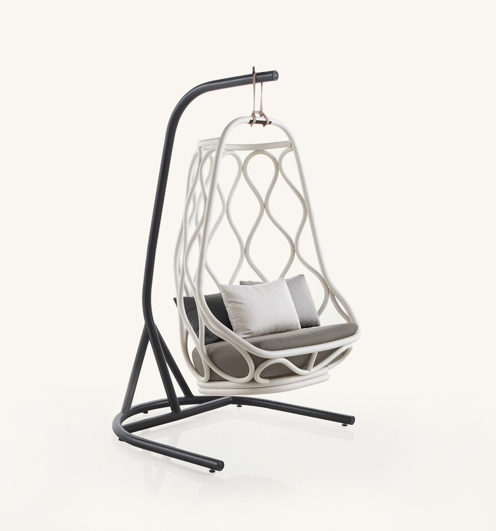 outdoor collection - armchairs - nautica outdoor swing chair with base