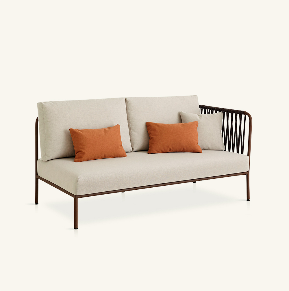 sofas - nido hand-woven right side module