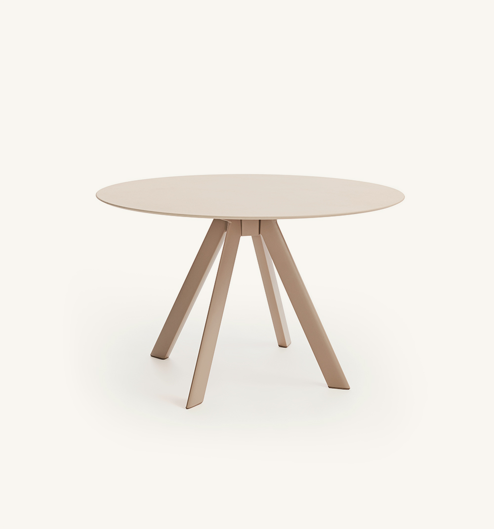 dining tables - atrivm outdoor round dining table