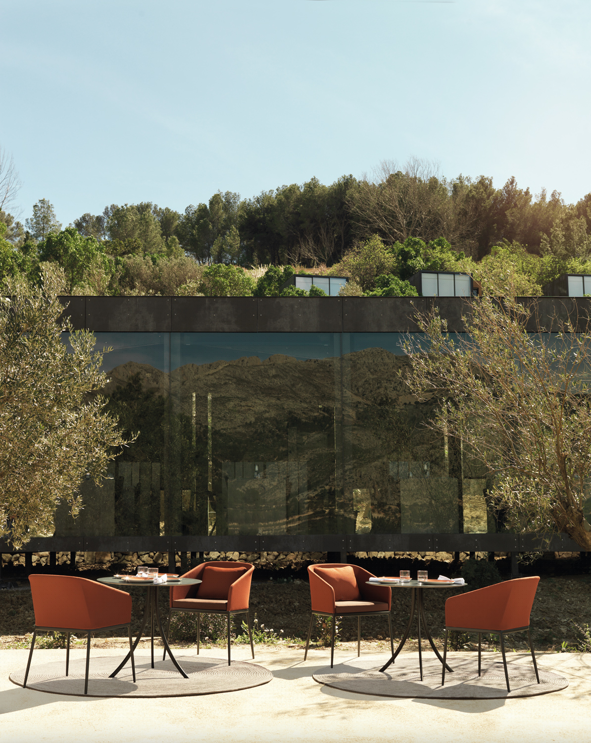 muebles de exterior - mesas - pie de mesa con tapa redonda bistro muebles de exterior - mesas - pie de mesa con tapa redonda bistro
