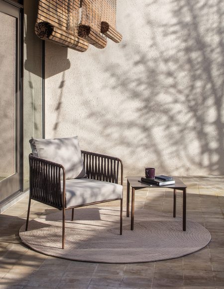 outdoor collection - luxury outdoor and garden armchairs - nido low armchair