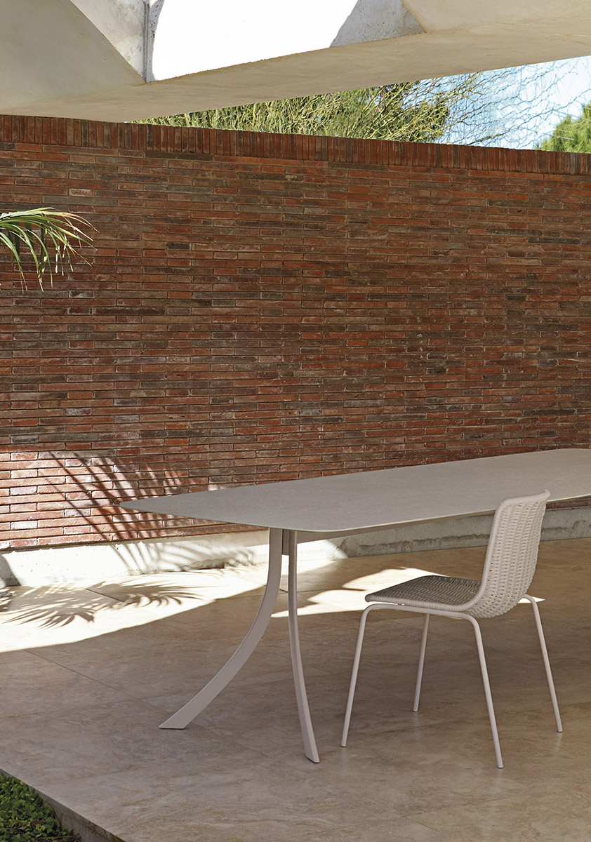 outdoor collection - dining tables - falcata rectangular dining table