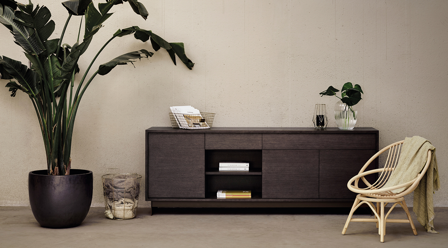 indoor collection - storage - basic 3-door sideboard indoor collection - storage - basic 3-door sideboard