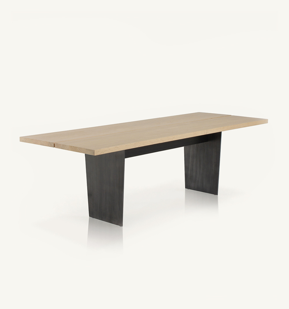 slats rectangular dining table