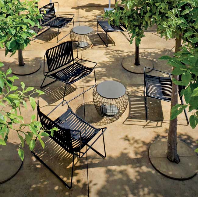 outdoor collection - outdoor collection - out_line hand-woven armchair