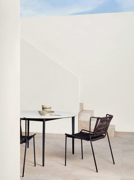 outdoor kollektion - stühle - stuhl mit polyesterseil out_line