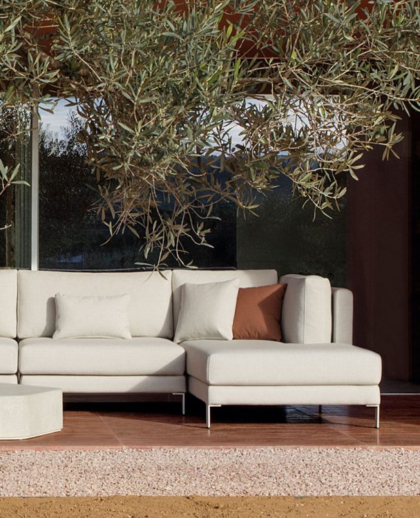 outdoor collection - outdoor collection - slim right chaise longue module