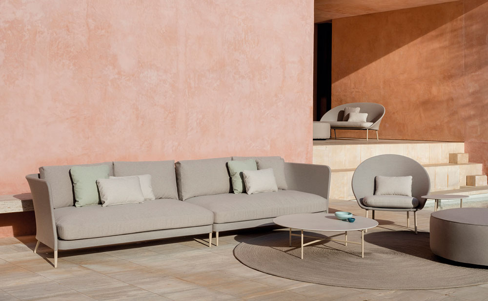 muebles de exterior - sofás - módulo lateral derecho käbu