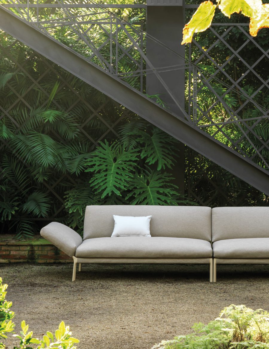 outdoor collection - high quality luxury outdoor and garden sofas - livit left side module