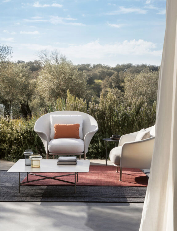 outdoor collection - luxury outdoor and garden armchairs - liz armchair