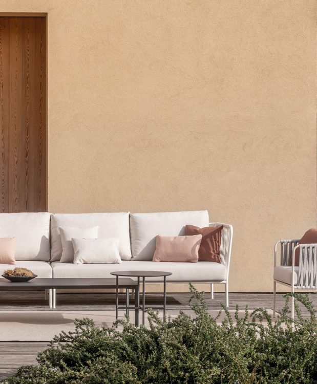 outdoor collection - outdoor collection - nido hand-woven right side module