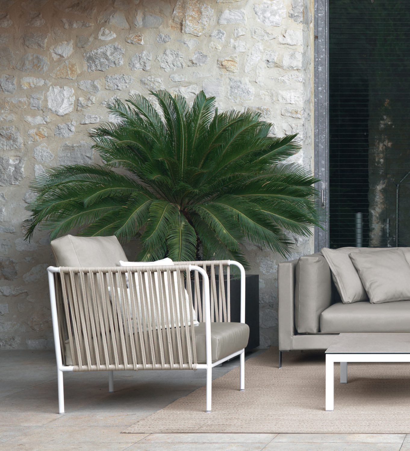 outdoor collection - armchairs - nido hand-woven armchair outdoor collection - armchairs - nido hand-woven armchair