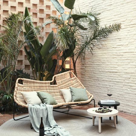 indoor collection - interior design furniture - pepe loveseat
