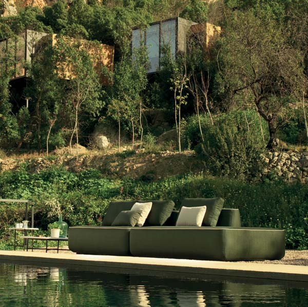 outdoor collection - sofas - plump double central module
