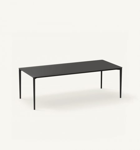 Nude rectangular dining table