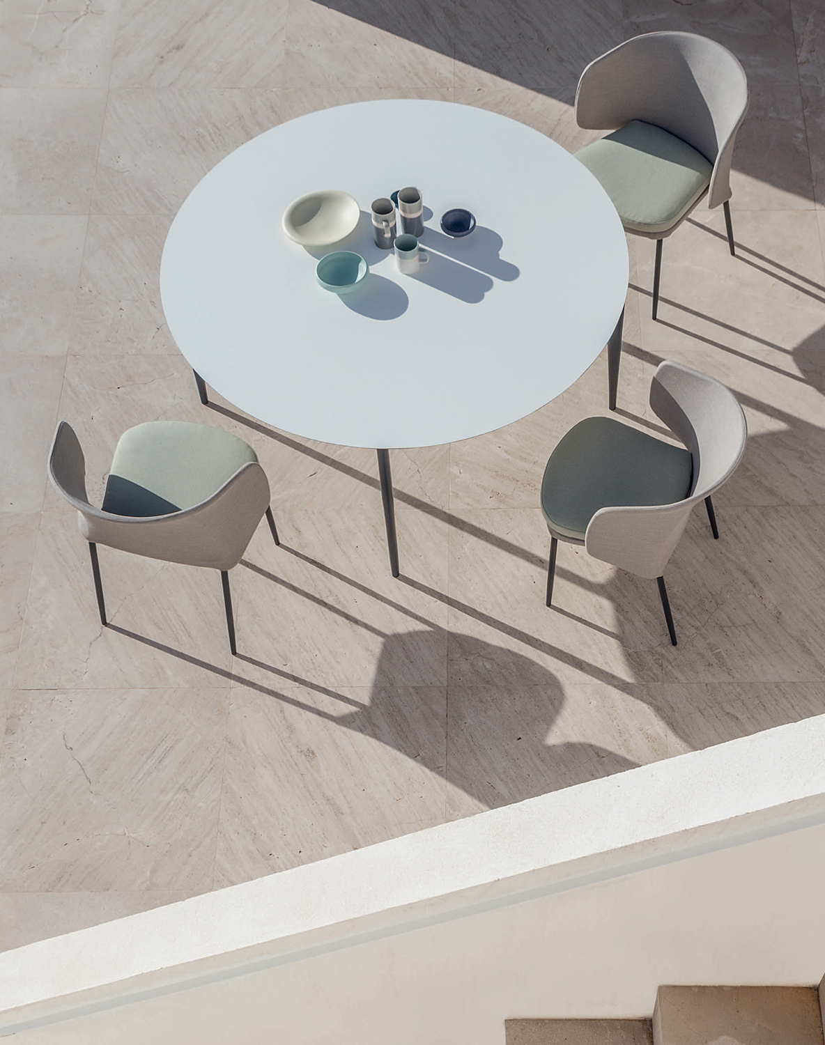 dining tables - nude round dining table