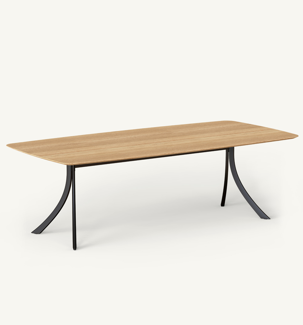 falcata indoor rectangular dining table