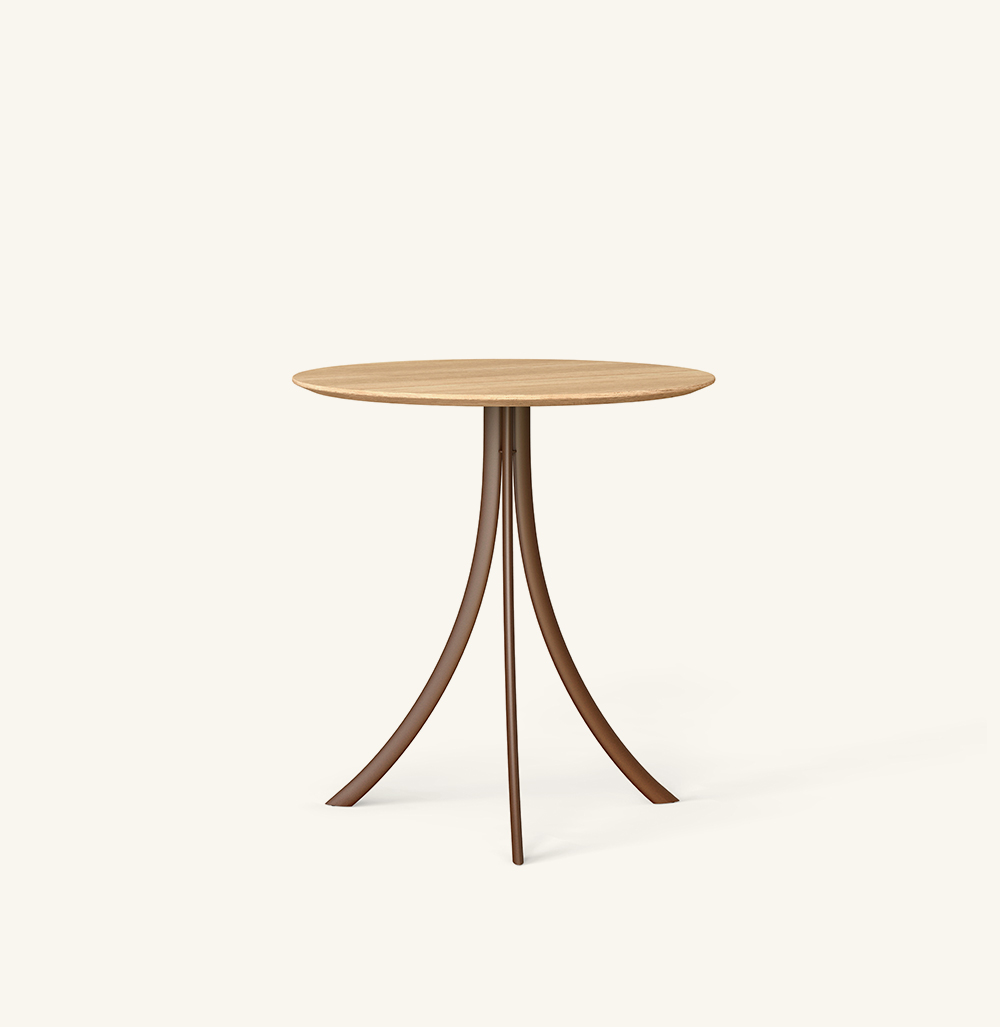 bistro indoor round dining table