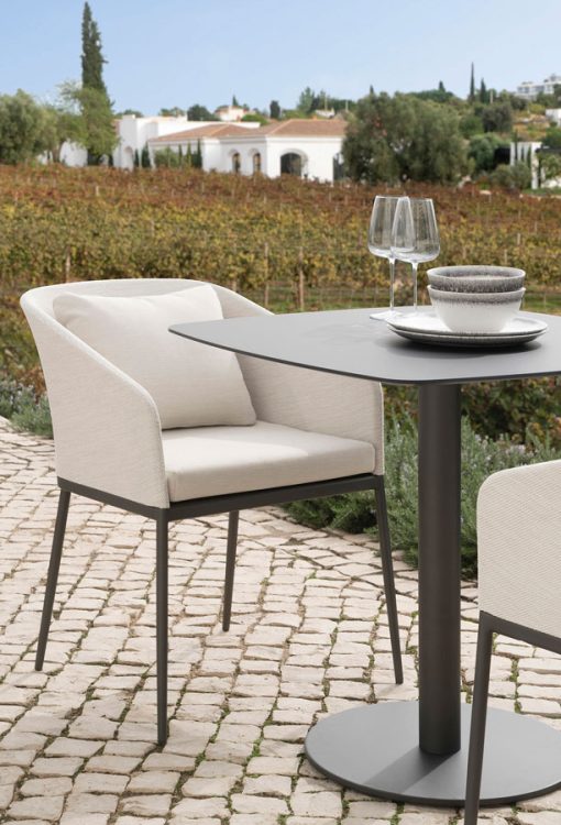 outdoor kollektion - hochwertige luxus-outdoor- und gartenstühle - stuhl mit armlehne senso chairs