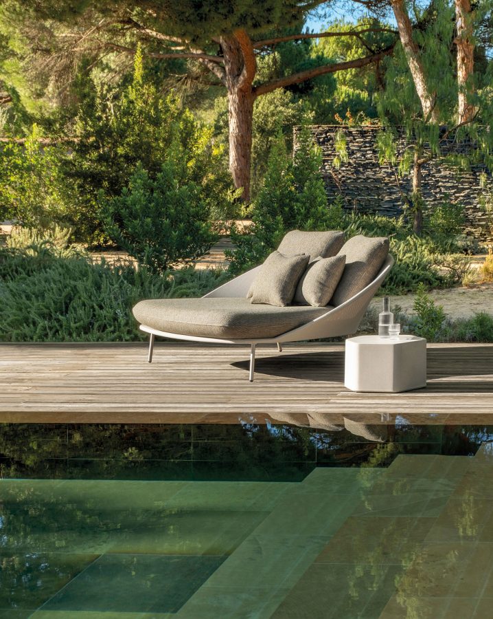 muebles de exterior - tumbona doble twins