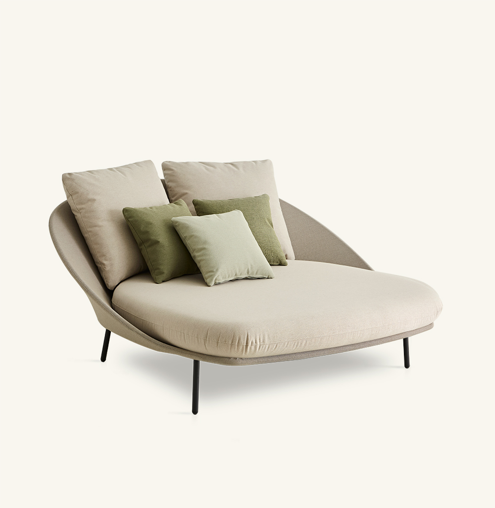outdoor collection - chaise longues - twins double chaise longue