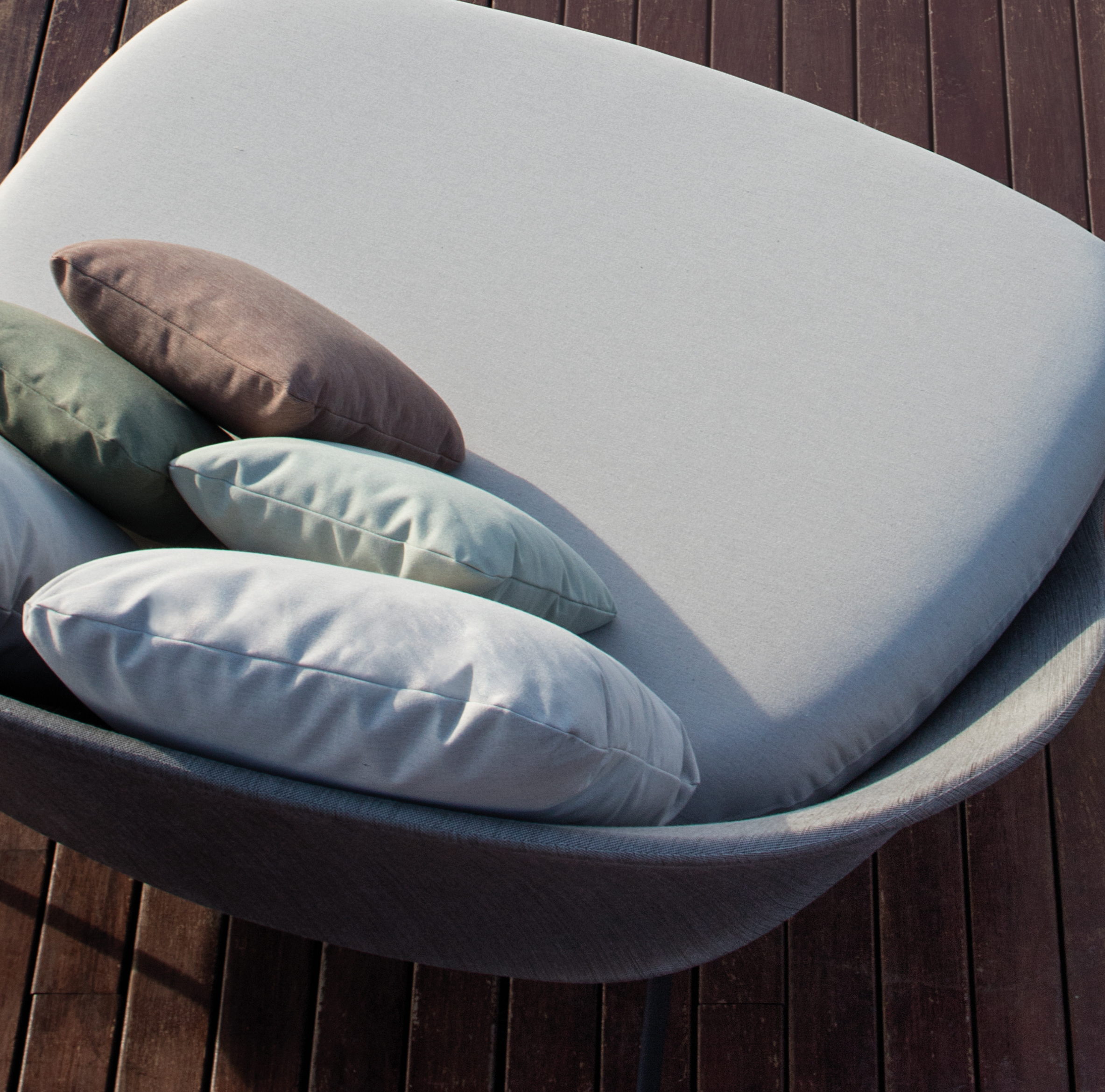 outdoor collection - chaise longues - twins double chaise longue