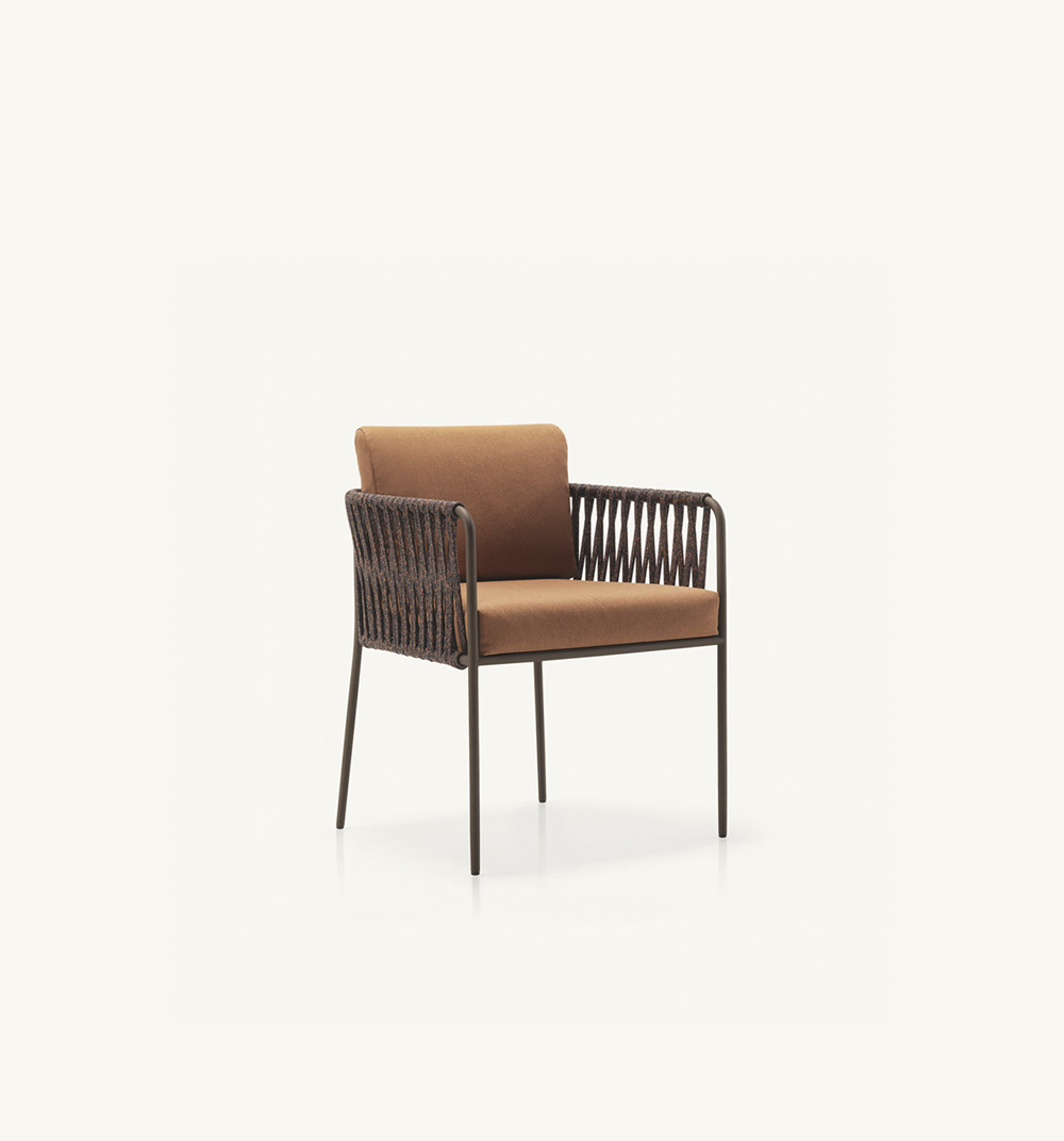 nido hand-woven dining armchair