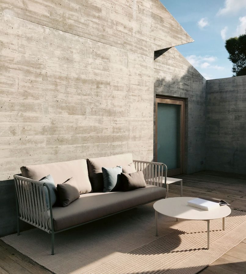 outdoor collection - outdoor collection - nido xl hand-woven sofa
