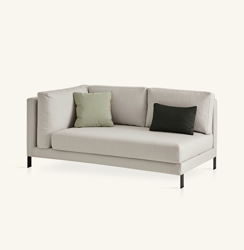 muebles de exterior - sofás - módulo lateral izquierdo slim