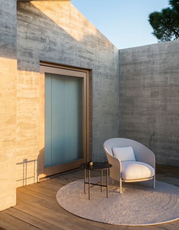 muebles de exterior - sillones - sillón bajo liz