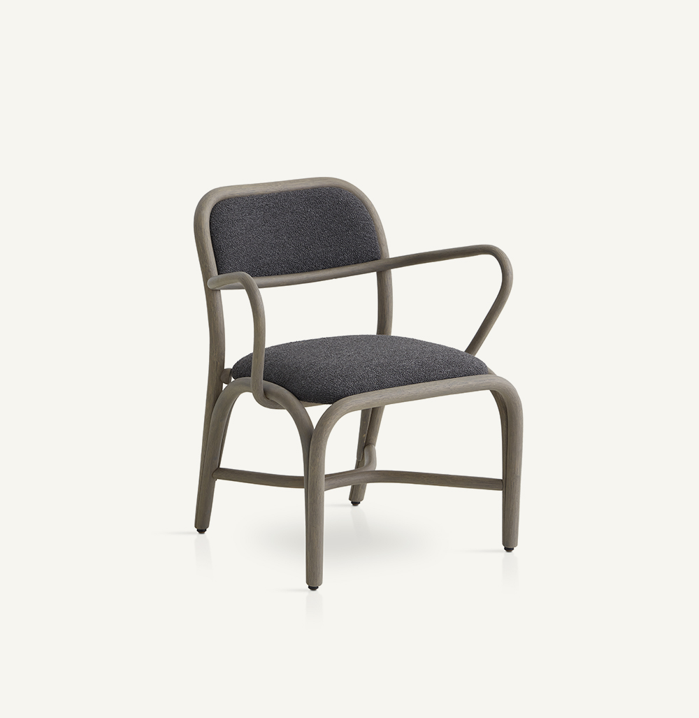 fontal upholstered armchair