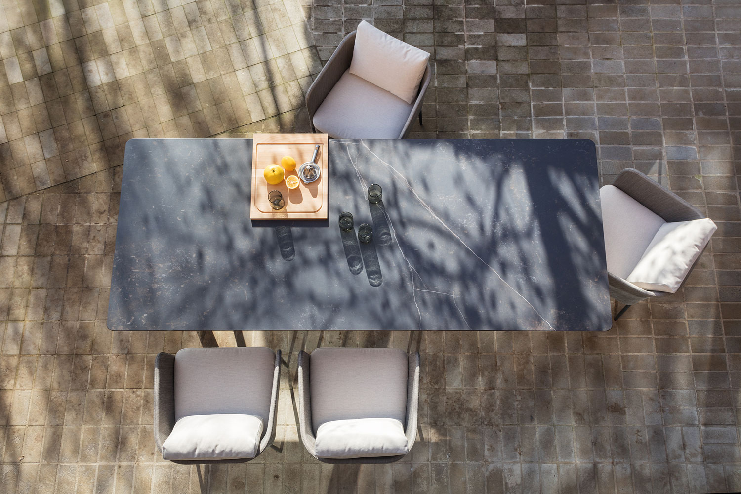 outdoor collection - dining tables - atrivm outdoor rectangular dining table