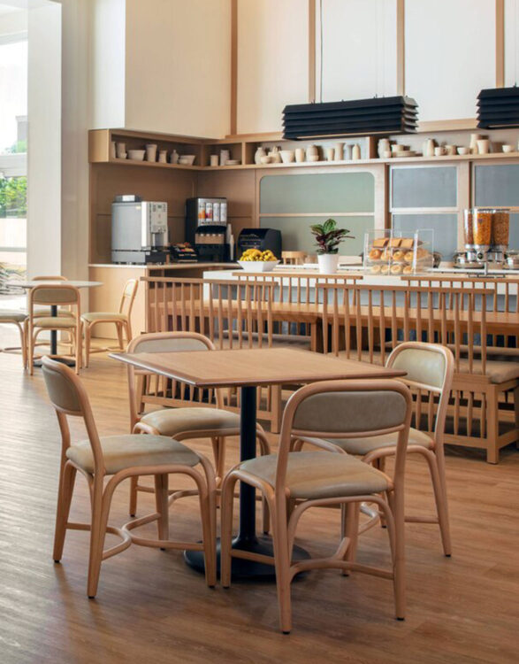 indoor collection - interior design furniture - fontal upholstered dining chair