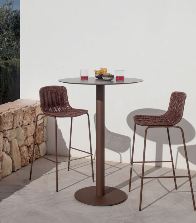 muebles de exterior - mesas - pie de mesa alta flamingo outdoor