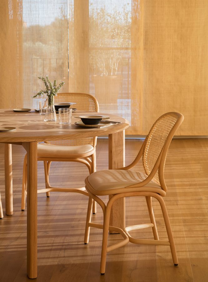 indoor collection - interior design furniture - frames upholstered dining chair