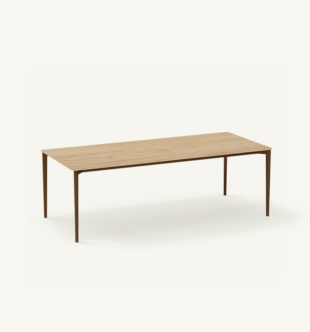 dining tables - nude indoor rectangular dining table