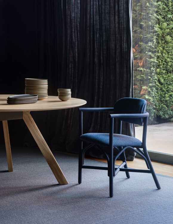 meuble d'intérieur - chaises - fauteuil de salle à manger tapissé altet