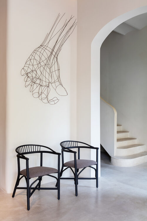 indoor kollektion - hochwertige luxusstühle - stuhl mit armlehne gepolstert altet