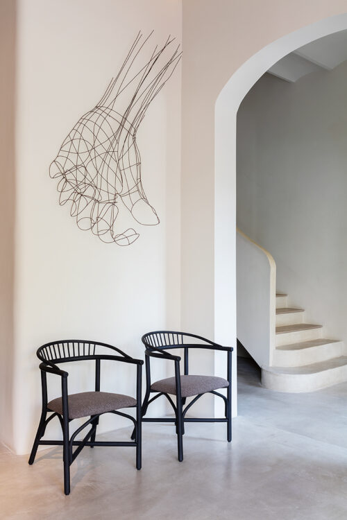 meuble d'intérieur - chaises - fauteuil de salle à manger tapissé altet