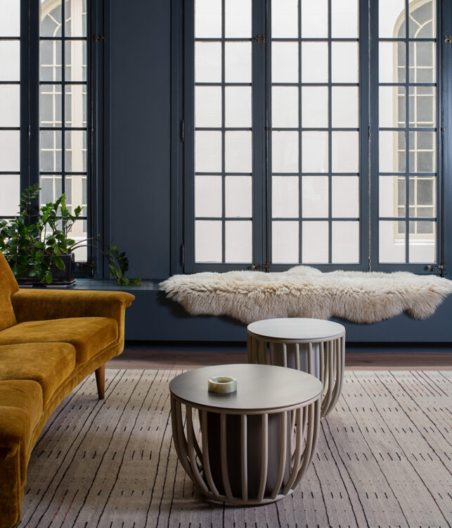 indoor kollektion - hochwertige luxus-couchtische - runder couchtisch frames